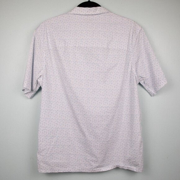 Crosby & Howard flamingo print button down shirt-L - Picture 4 of 4